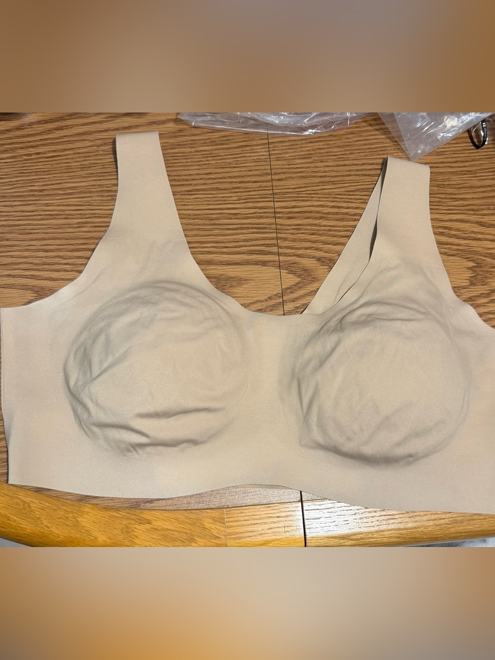 Knix 3XL+ Luxe Lift Seamless Wireless Bralette Comfort Bra - Sand
